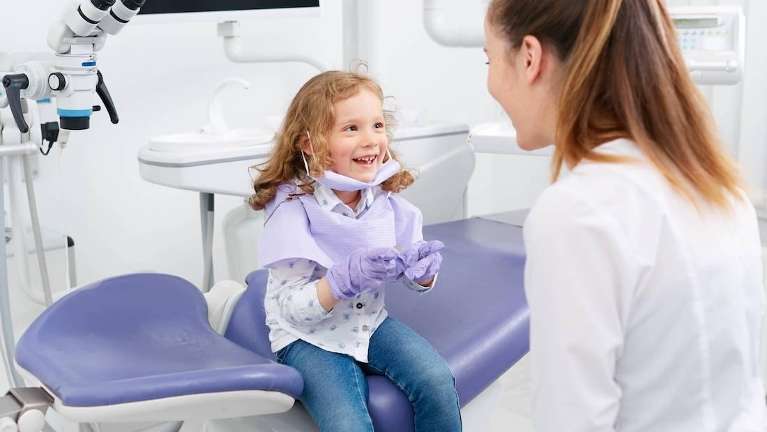 A child undergoing sedation dentistry at Jerger Pediatric Dentistry in Decatur, IL