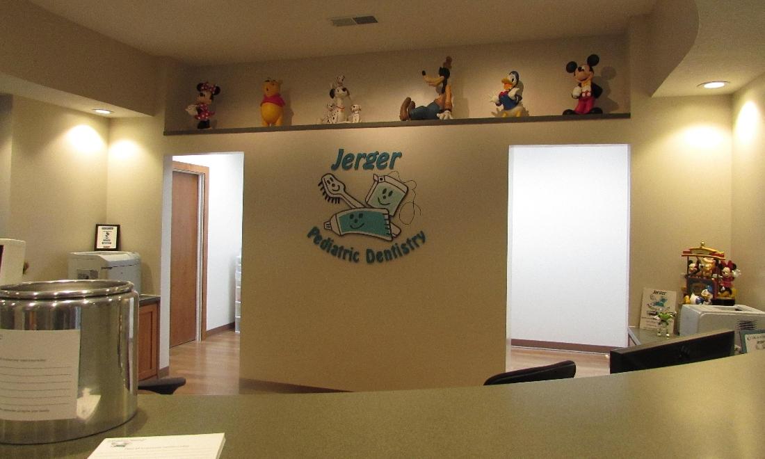 Reception Desk at Jerger Pediatric Dentistry