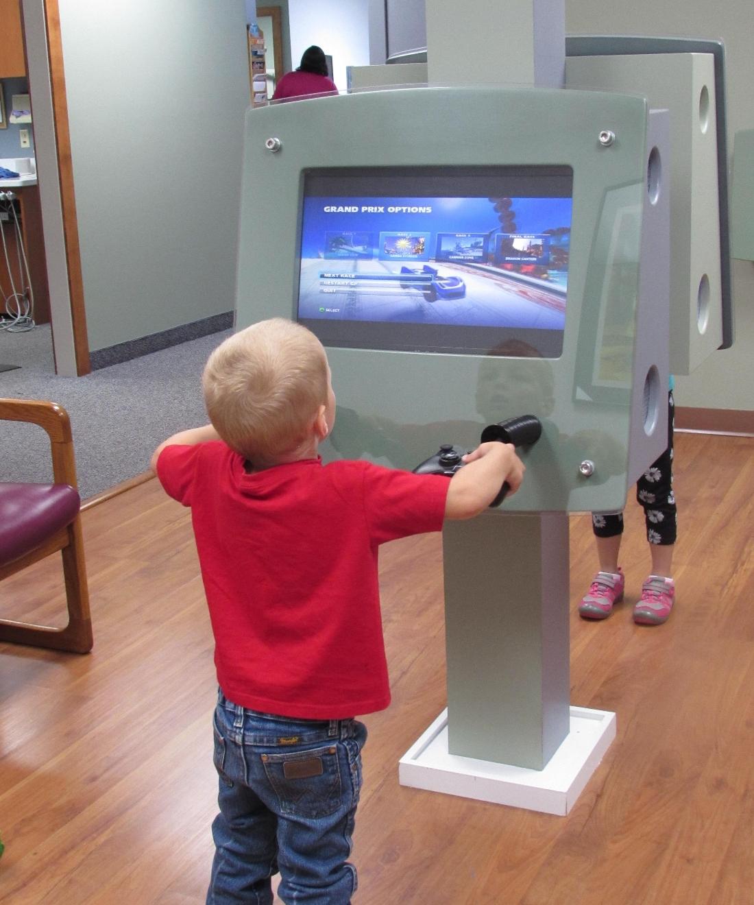 Game station for Jerger Pediatric Dentistry 
