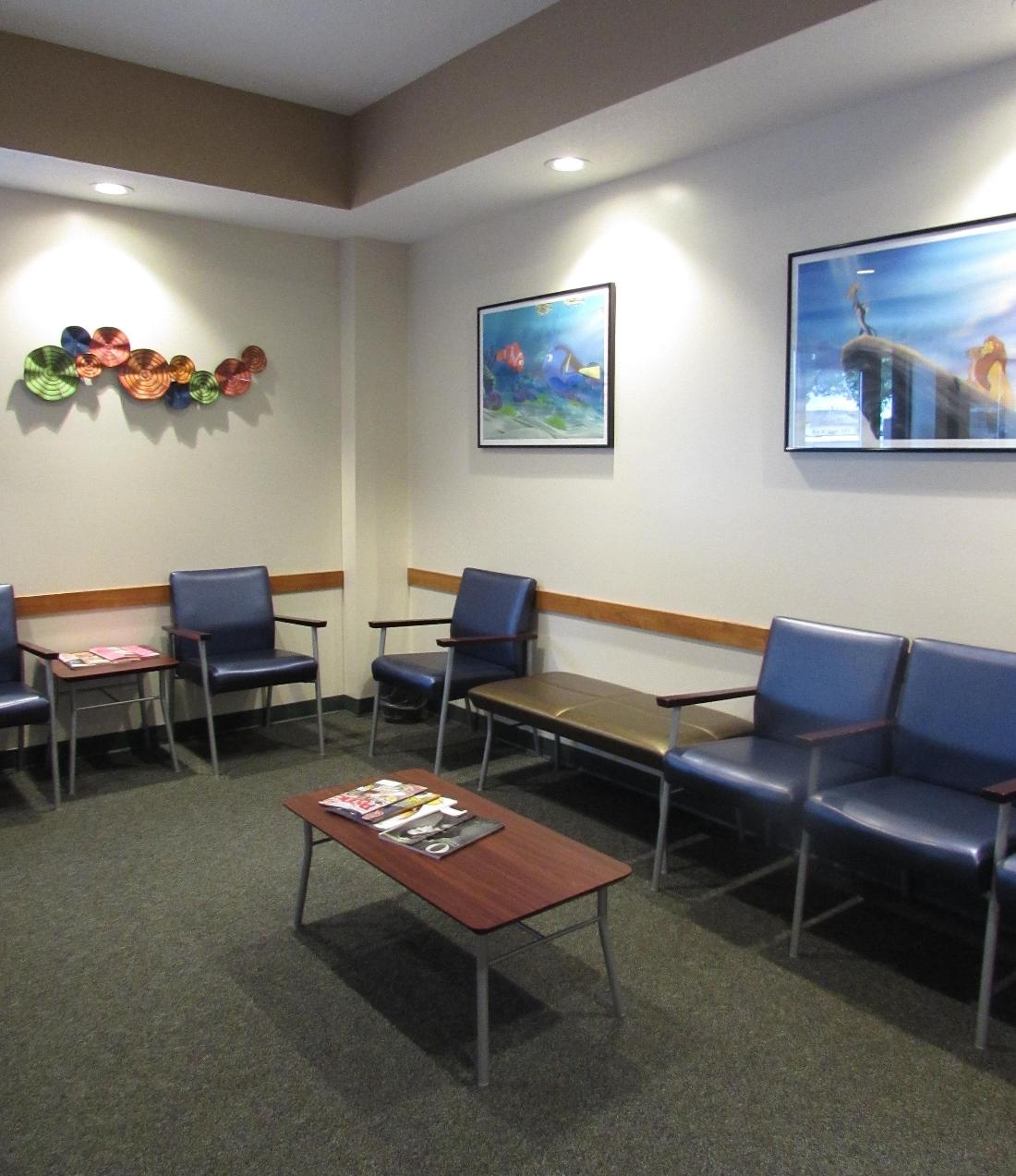 Waiting Room at Jerger Pediatric Dentistry