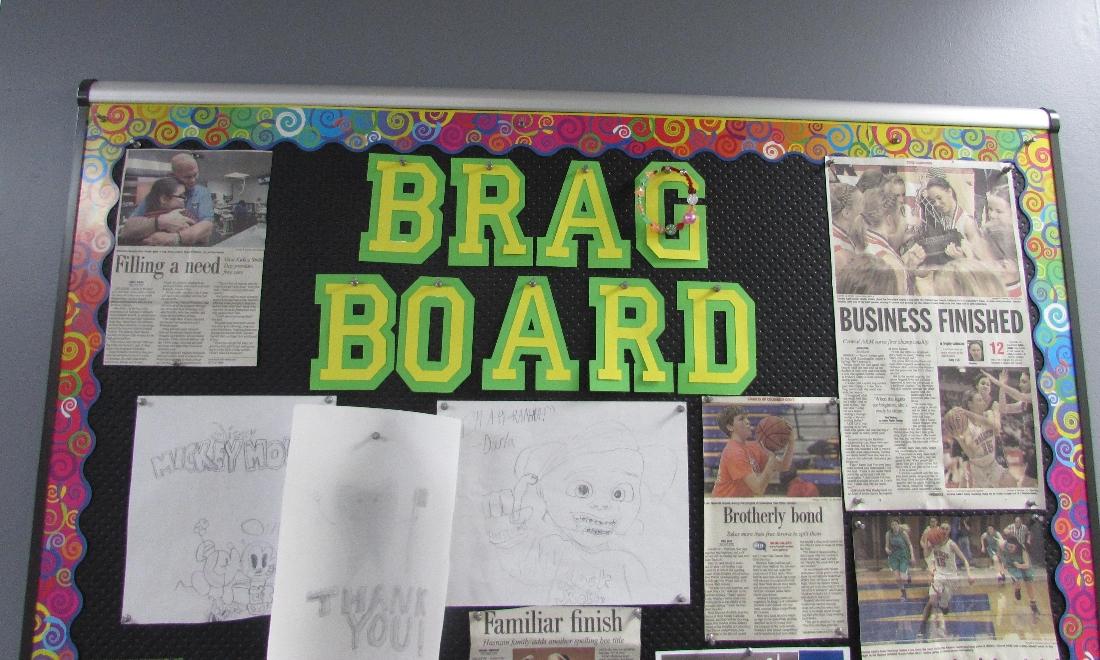Brag Board at Jerger Pediatric Dentistry